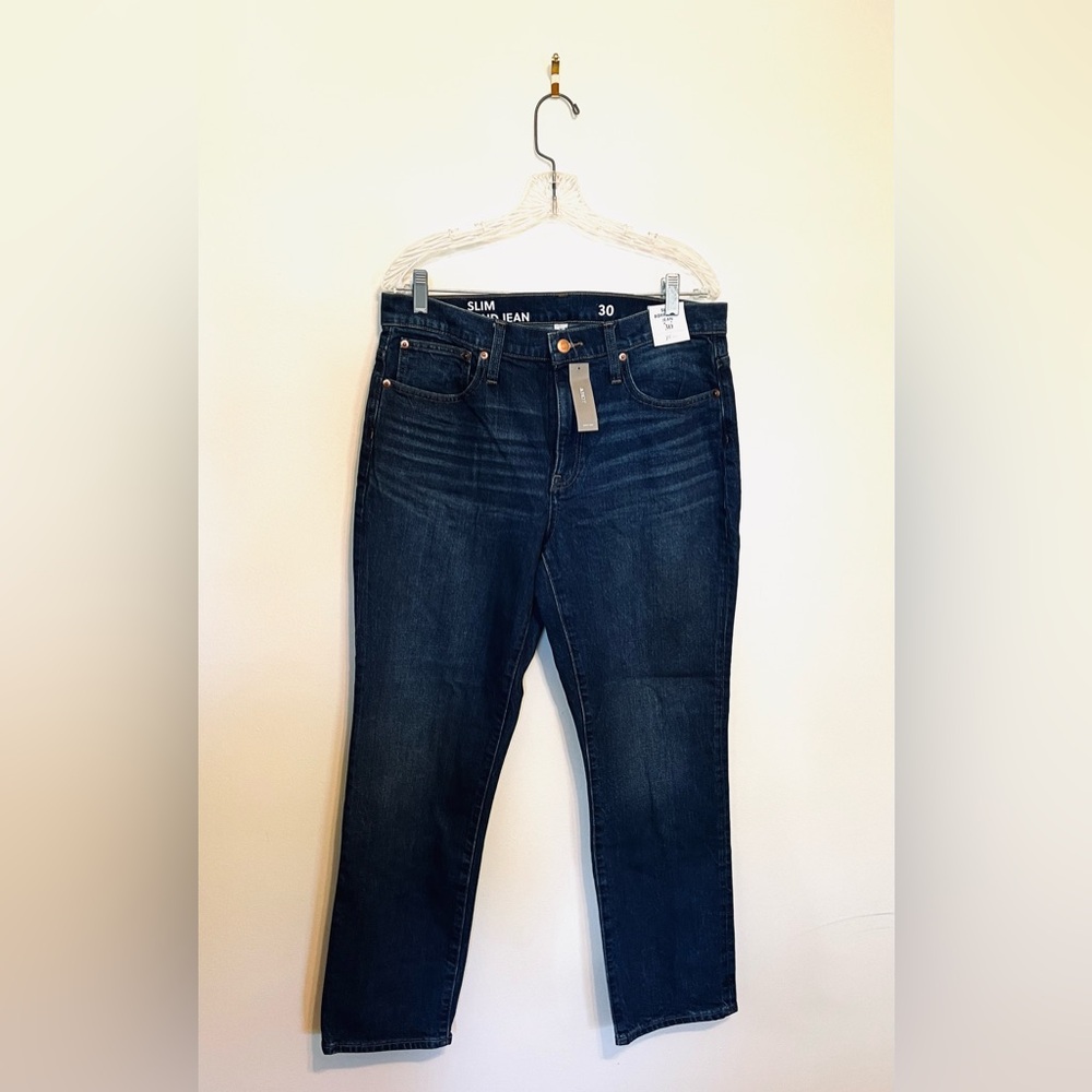 J Crew Boyfriend Slim Jean - 30